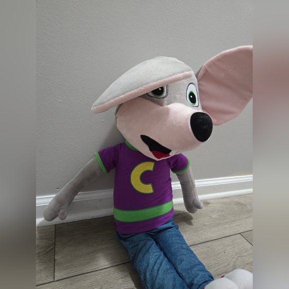 Chuck E Cheese Plush Large Stuffed Animal Toy 32" 2013 - Picture 3 of 9
